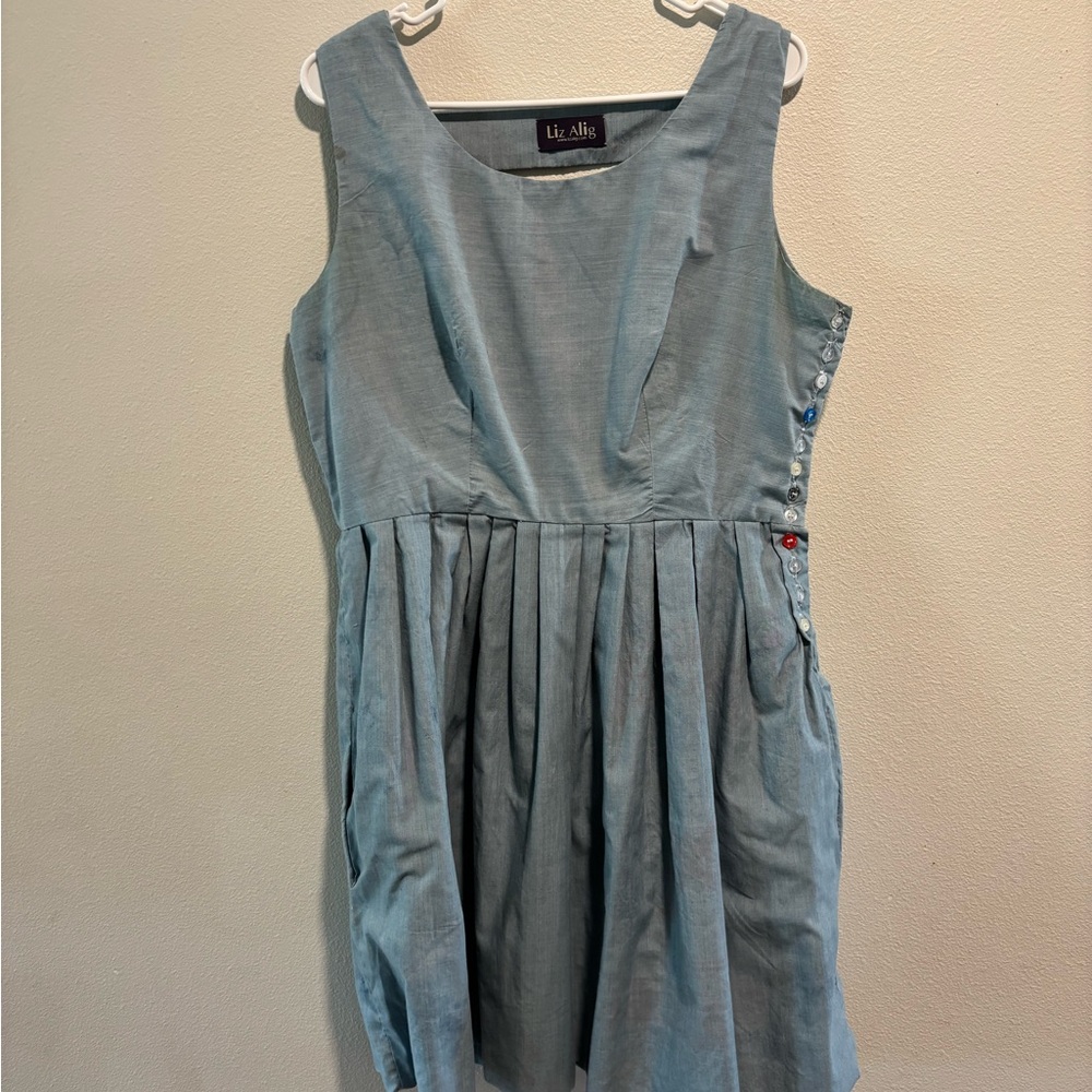 Liz Alig Women's Blue Mini Dress
